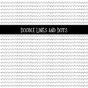 Doodle Lines and Dots UV DTF Decal sheet