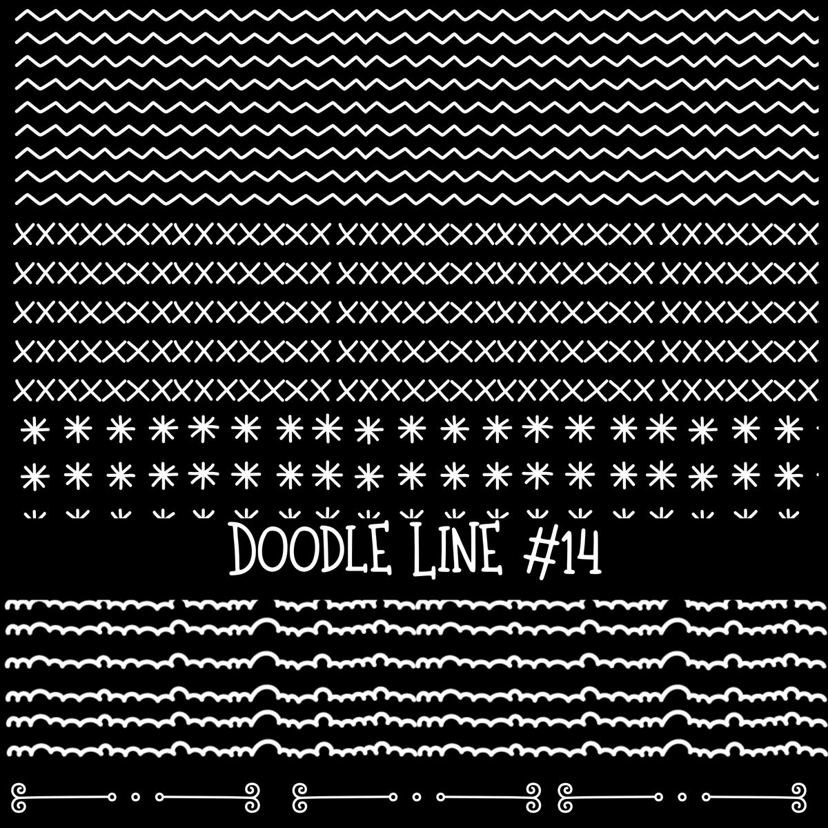 Patchwork Doodle lines Collection UV Decal sheets 14 designs 2 colors