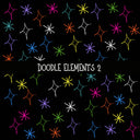 Doodle Elements UV DTF Decal sheets 11 Design Options