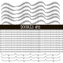 Patchwork Doodle lines Collection UV Decal sheets 14 designs 2 colors