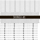 Patchwork Doodle lines Collection UV Decal sheets 14 designs 2 colors