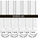 Patchwork Doodle lines Collection UV Decal sheets 14 designs 2 colors