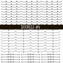 Patchwork Doodle lines Collection UV Decal sheets 14 designs 2 colors