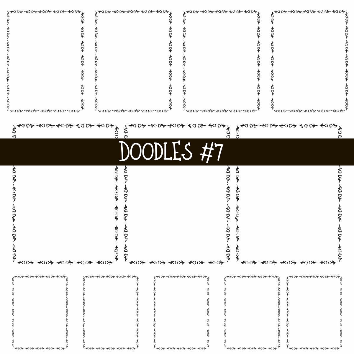 Patchwork Doodle lines Collection UV Decal sheets 14 designs 2 colors