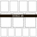 Patchwork Doodle lines Collection UV Decal sheets 14 designs 2 colors
