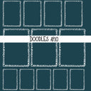 Patchwork Doodle lines Collection UV Decal sheets 14 designs 2 colors
