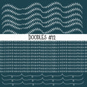 Patchwork Doodle lines Collection UV Decal sheets 14 designs 2 colors