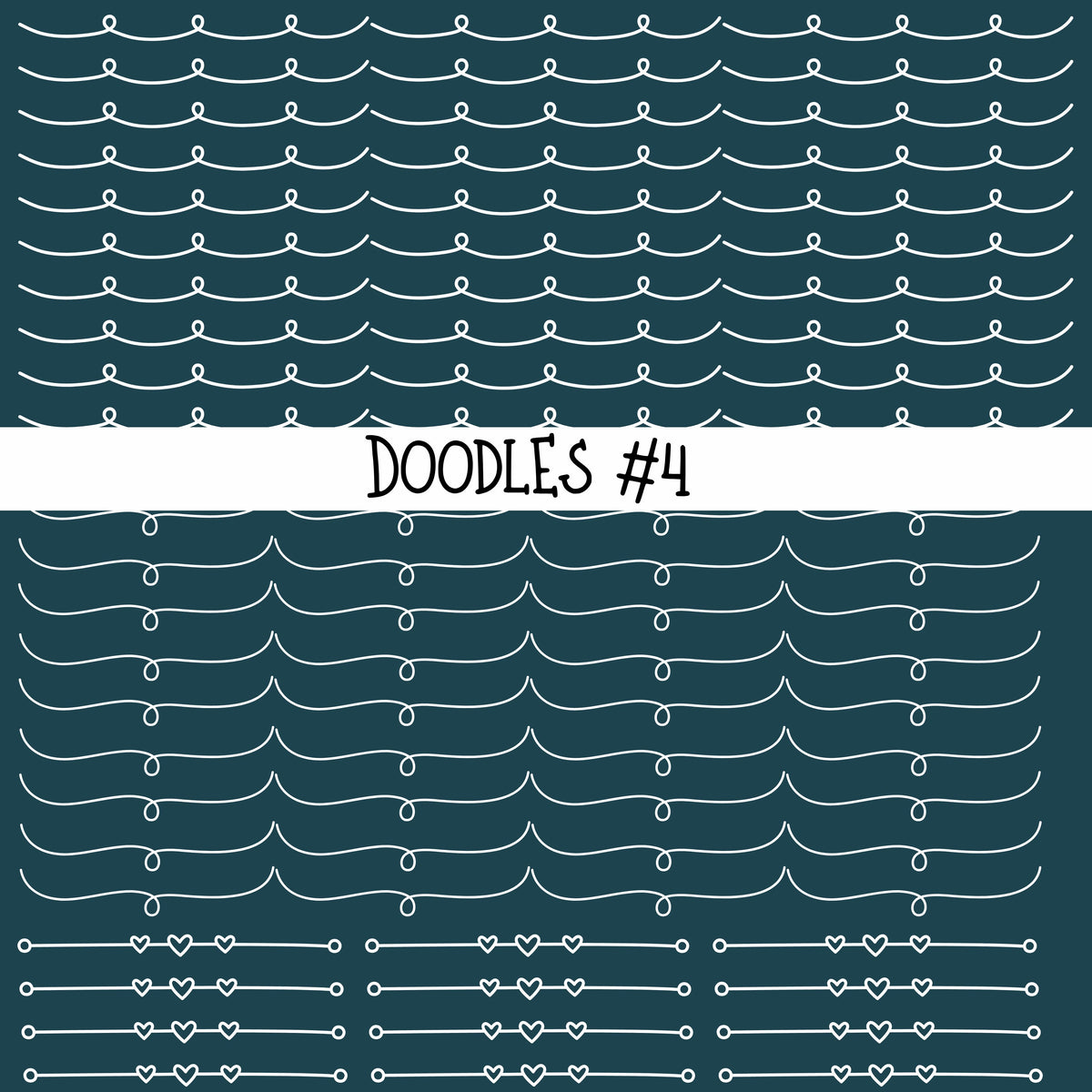 Patchwork Doodle lines Collection UV Decal sheets 14 designs 2 colors