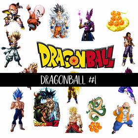 Dragonball UV Decal sheets 2 to choose from