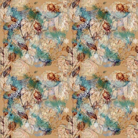 Dried Flowers On Beige - Adhesive Vinyl