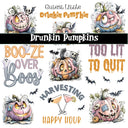 Drunkin Pumpkins UV DTF Decal Sheets