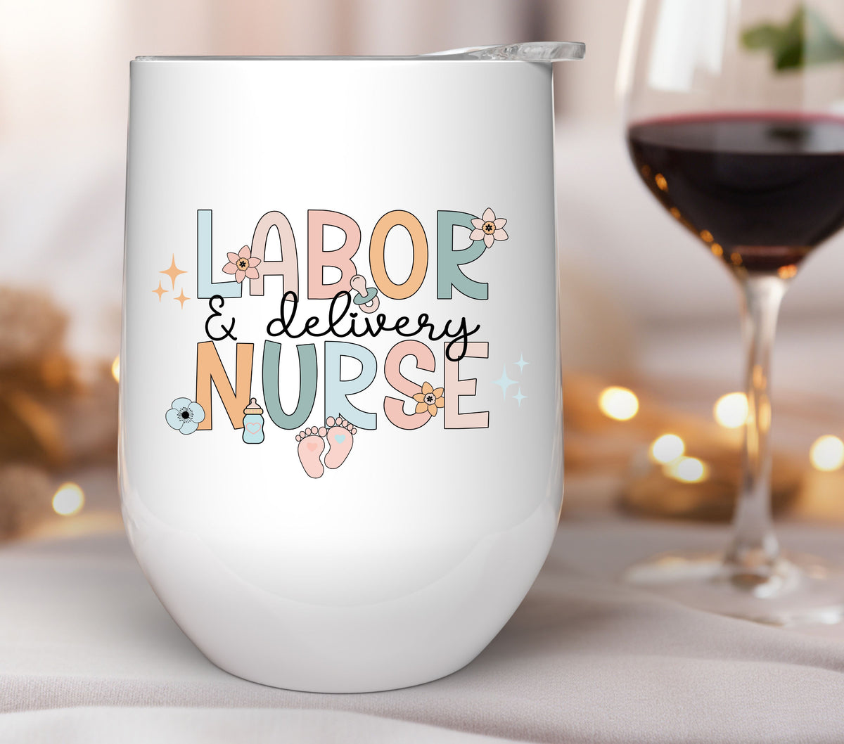 Labor and delivery nurse 1 UV DTF Decals