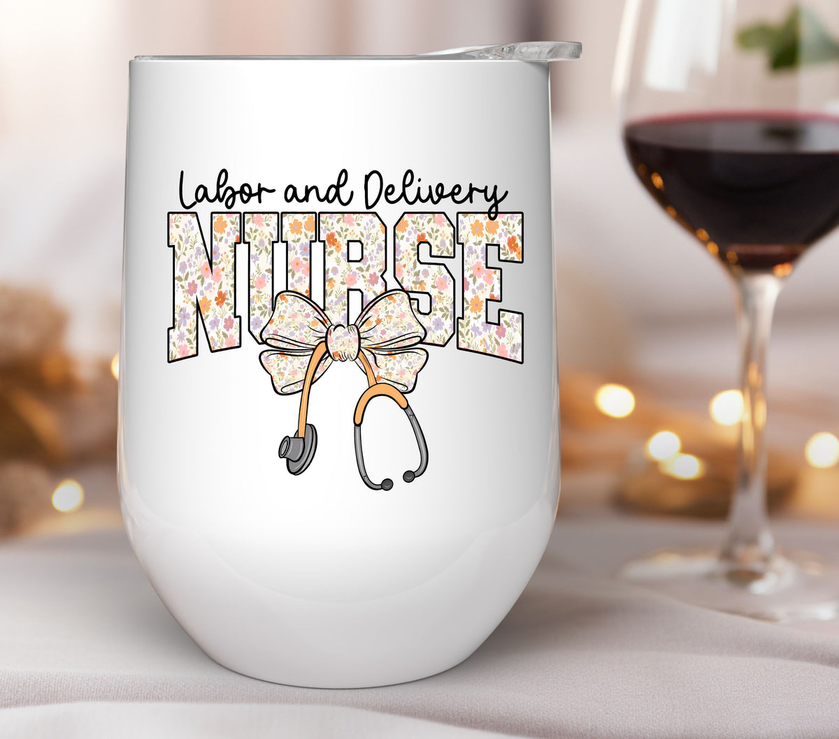 Labor and delivery coquette  UV DTF Decals