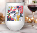 Sippin sweet tea and liberty UV DTF Decals