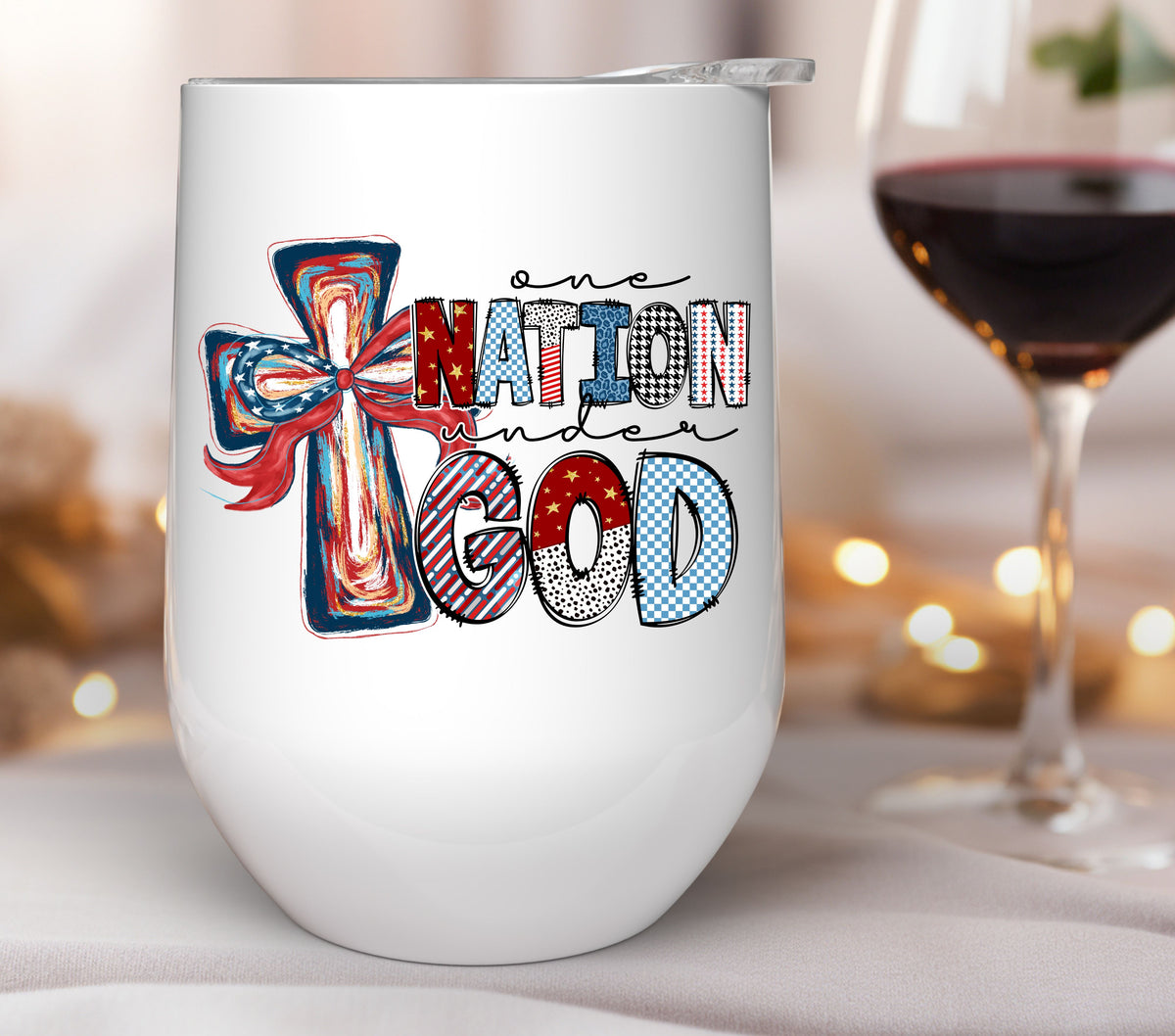 One nation UV DTF Decals