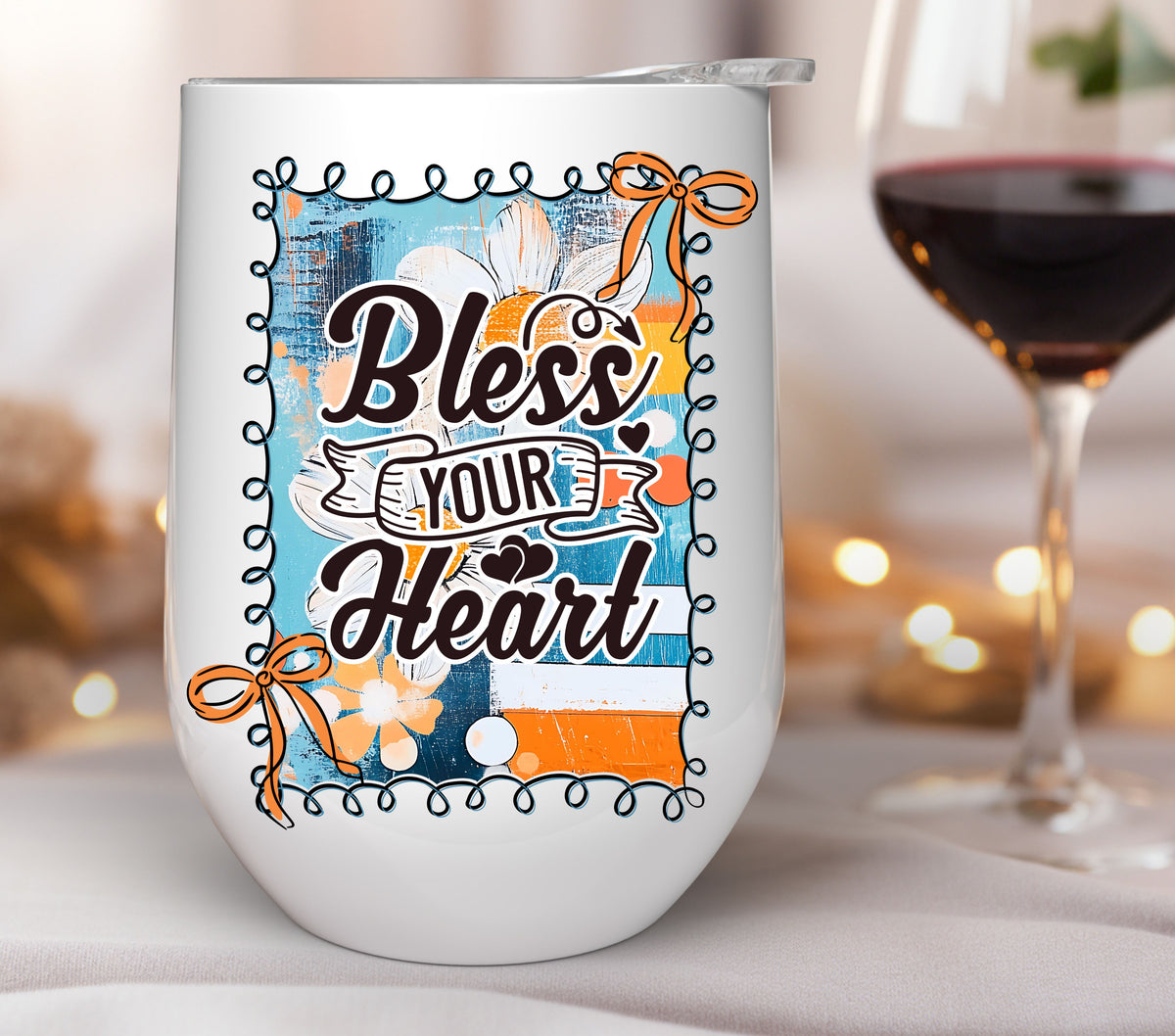 Bless your heart UV DTF Decals