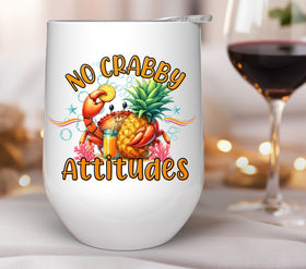 No crabby attitudes UV DTF Decals