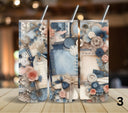 Denim and Lace  tumbler wraps 4 styles to choose from