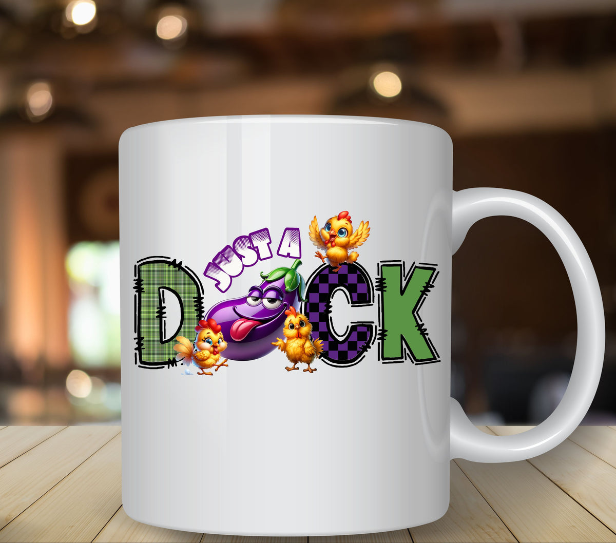 Just an eggplant UV DTF Decals