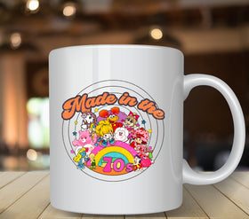 Made in the 70's Circle UV DTF Decals