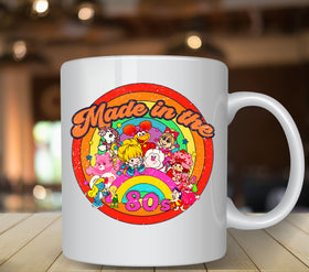 Made in the 80's Circle UV DTF Decals