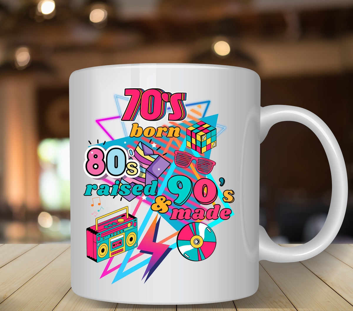 70's Born UV DTF Decals