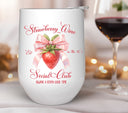Strawberry wine social club UV DTF Decals