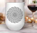 Zero fucks given mandala UV DTF Decals- 5 color options