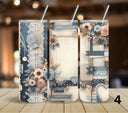 Denim and Lace  tumbler wraps 4 styles to choose from