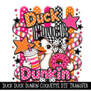Duck Duck Dunkin Coquette DTF Transfers 2 pc set