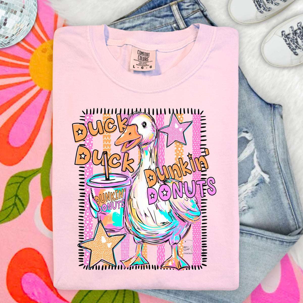 Duck Duck Dunkin #2 DTF Transfers