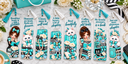 Tiffany Bookmark UV DTF Decal sheet- 8 Designs