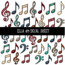 Ella UV DTF Decal sheets 12 Designs available
