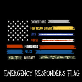 Emergency Responders Flag DTF Transfers