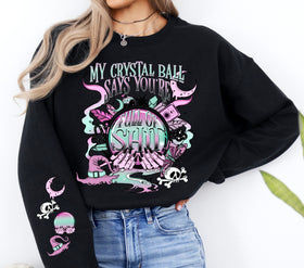 My Crystal ball says you're full of shit DTF Transfers- 2 piece set