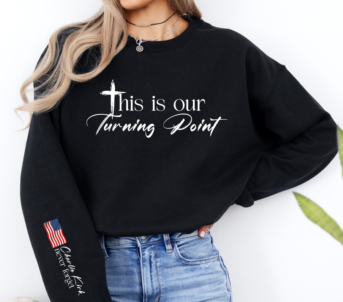 This is our turning point- white 2 piece set DTF Transfers