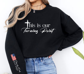 This is our turning point- white 2 piece set DTF Transfers