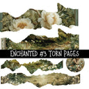Enchanted Torn Pages UV DTF Decal sheets 5 designs available