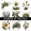 Enchanted Torn Pages UV DTF Decal sheets 5 designs available