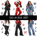 Exes UV DTF Decal sheets 11 Designs available