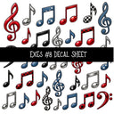 Exes UV DTF Decal sheets 11 Designs available