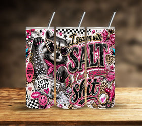 Extra Salty vinyl tumbler wraps