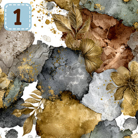 Fable and Foil collection- 2 sizes vinyl sheets-18 designs available