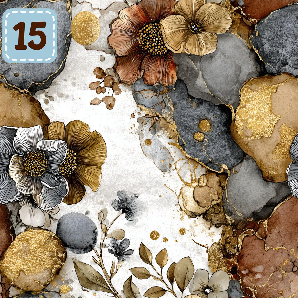 Fable and Foil collection- 2 sizes vinyl sheets-18 designs available
