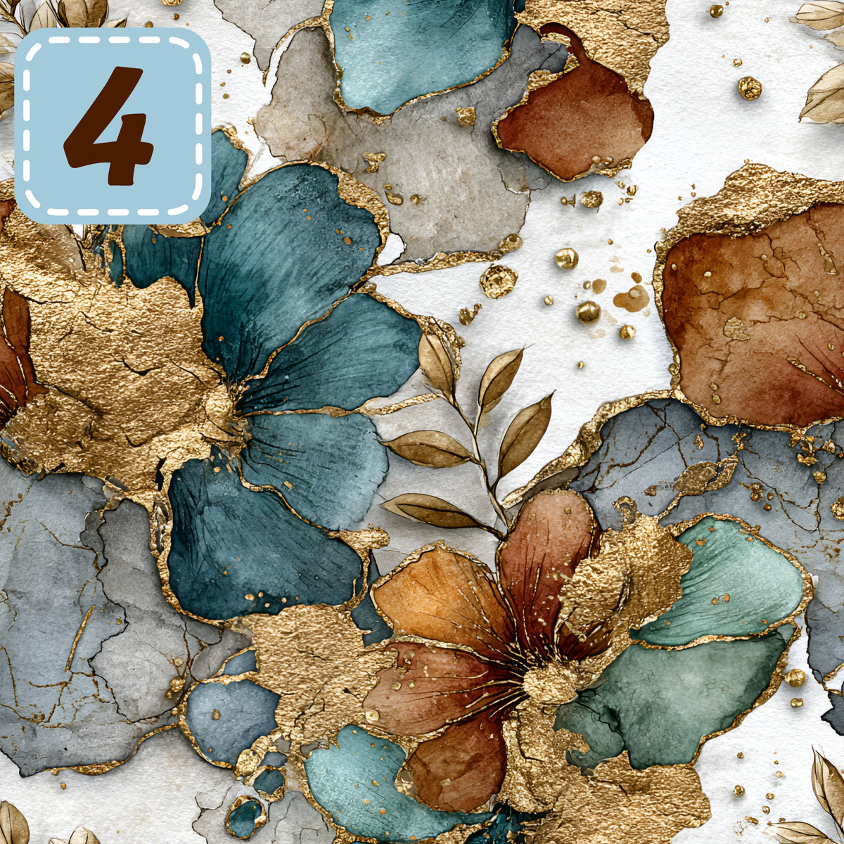Fable and Foil collection- 2 sizes vinyl sheets-18 designs available
