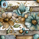 Fable and Foil collection- 2 sizes vinyl sheets-18 designs available