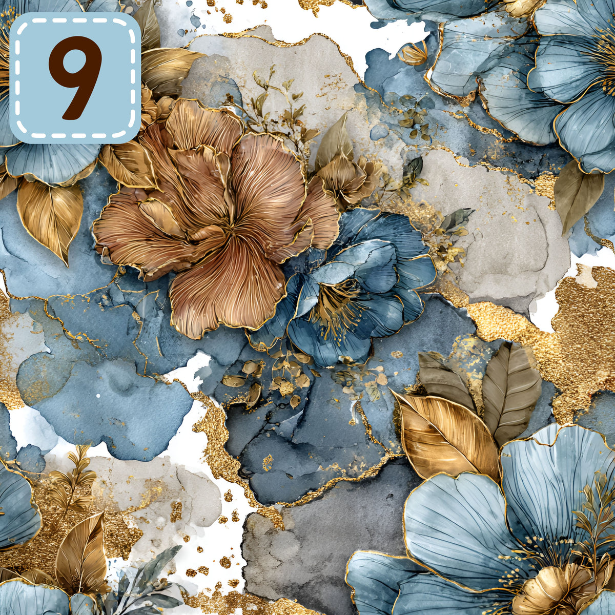 Fable and Foil collection- 2 sizes vinyl sheets-18 designs available