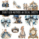 Fairy God Mother Torn Pages UV DTF Decal sheets 6 Designs available