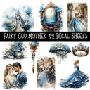 Fairy God Mother Torn Pages UV DTF Decal sheets 6 Designs available