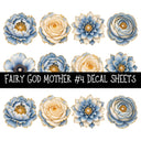 Fairy God Mother Torn Pages UV DTF Decal sheets 6 Designs available